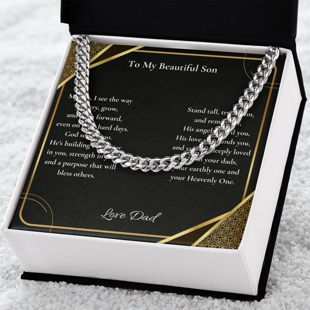 To My Beautiful Son — Loved By Both Your Dads, Your Earthly One & Your Heavenly One
